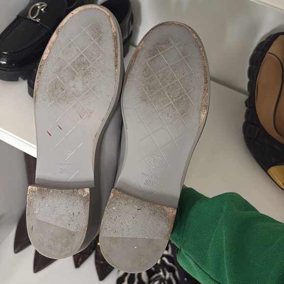 CHANEL Lambskin Quilted CC Turnlock Loafers - Picture 10 of 11